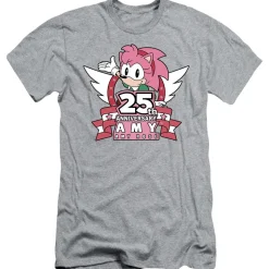 Amy's 25th Anniversary Crest Athletic Grey Tee
