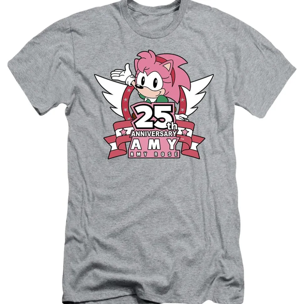Amy's 25th Anniversary Crest Athletic Grey Tee
