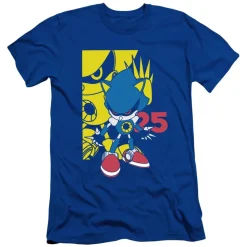 Metal Sonic 25th Anniversary Graphic Royal Blue Tee