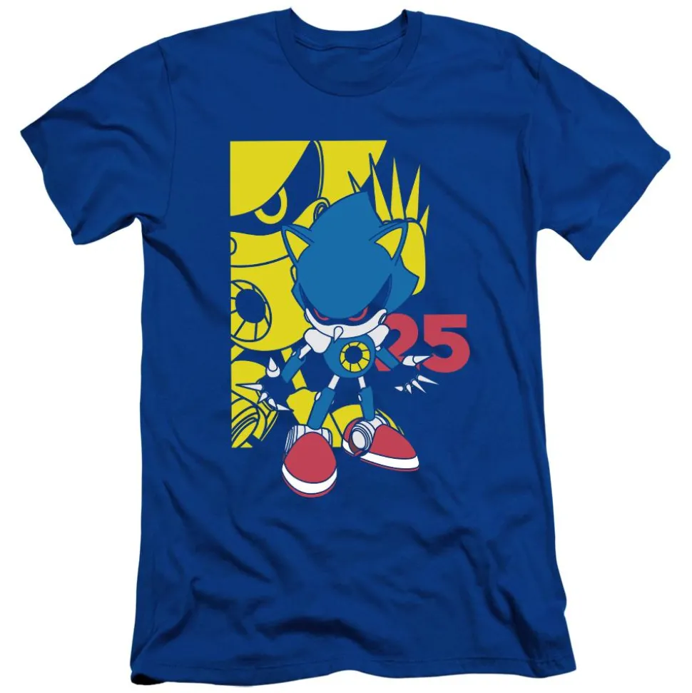 Metal Sonic 25th Anniversary Graphic Royal Blue Tee