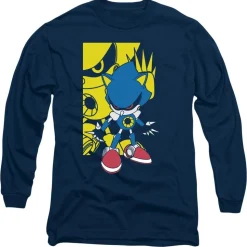 Metal Sonic 25th Anniversary Long-Sleeve Navy Tee
