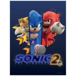Sonic 2 Character Running Poster