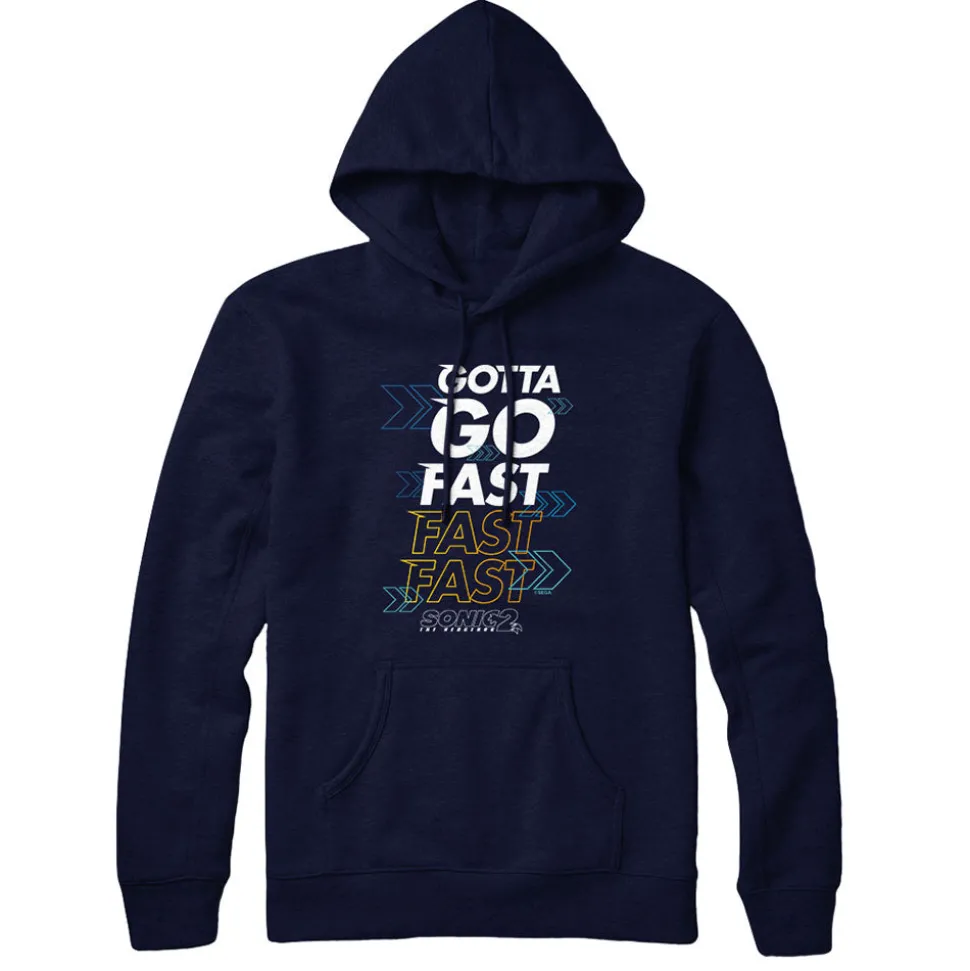 Sonic 2 Gotta Go Fast Navy Hoodie