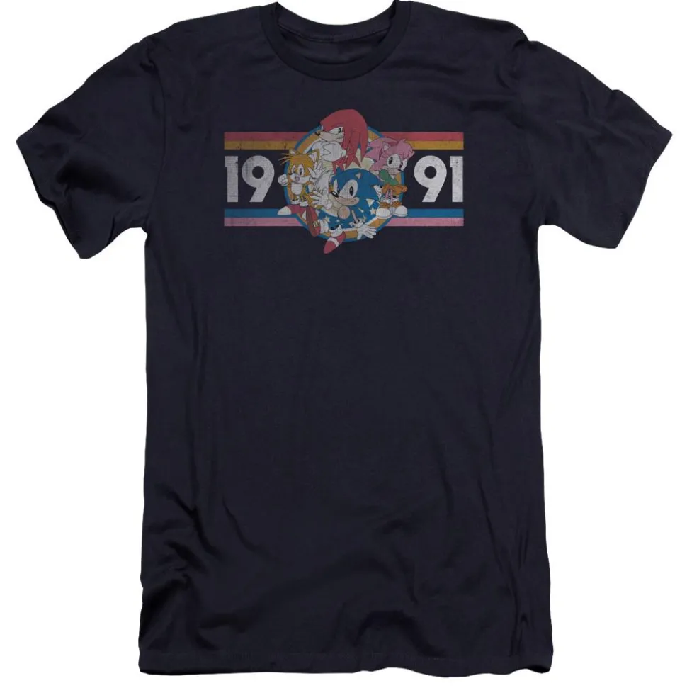 Sonic and Friends Retro Black Tee