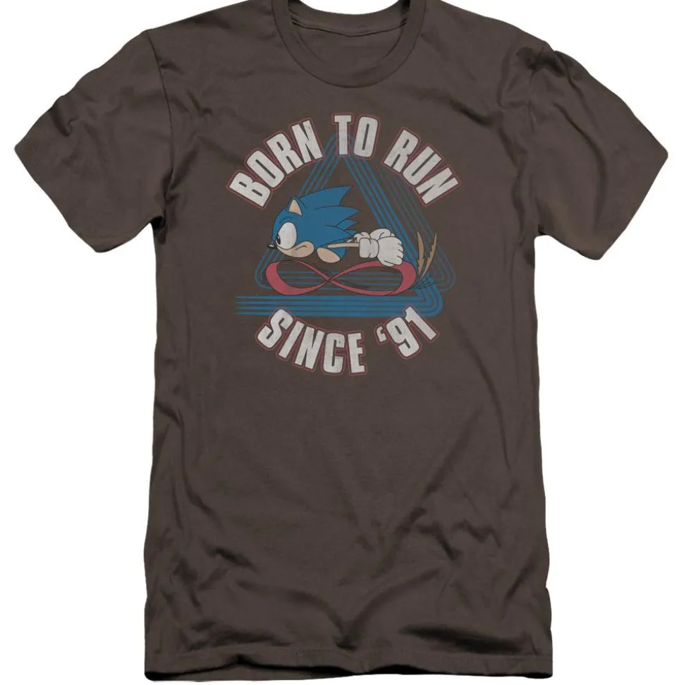 Sonic Born to Run 91 Charcoal Tee