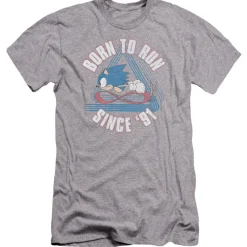 Sonic Born to Run 91 Grey Tee