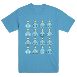 Sonic Chao Expressions Blue Unisex Tee