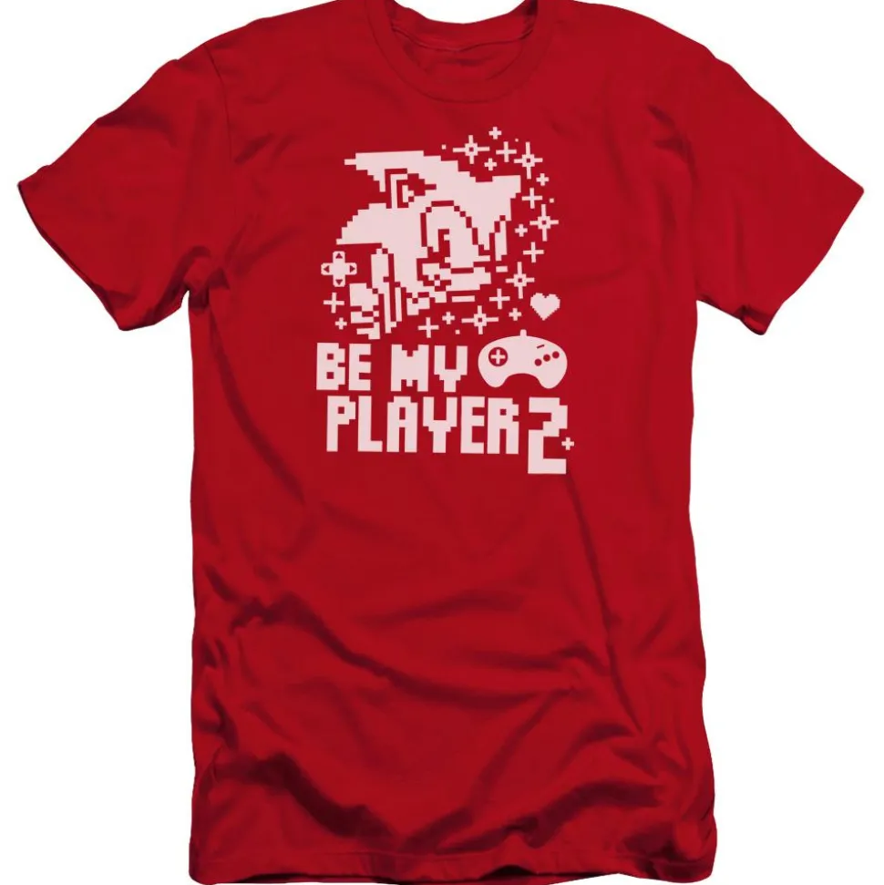 Sonic Classic Be My Player 2 Red Tee