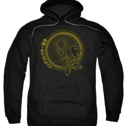 Sonic Gold Crest Black Hoodie