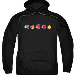 Sonic Mania Plus Character Head Black Hoodie