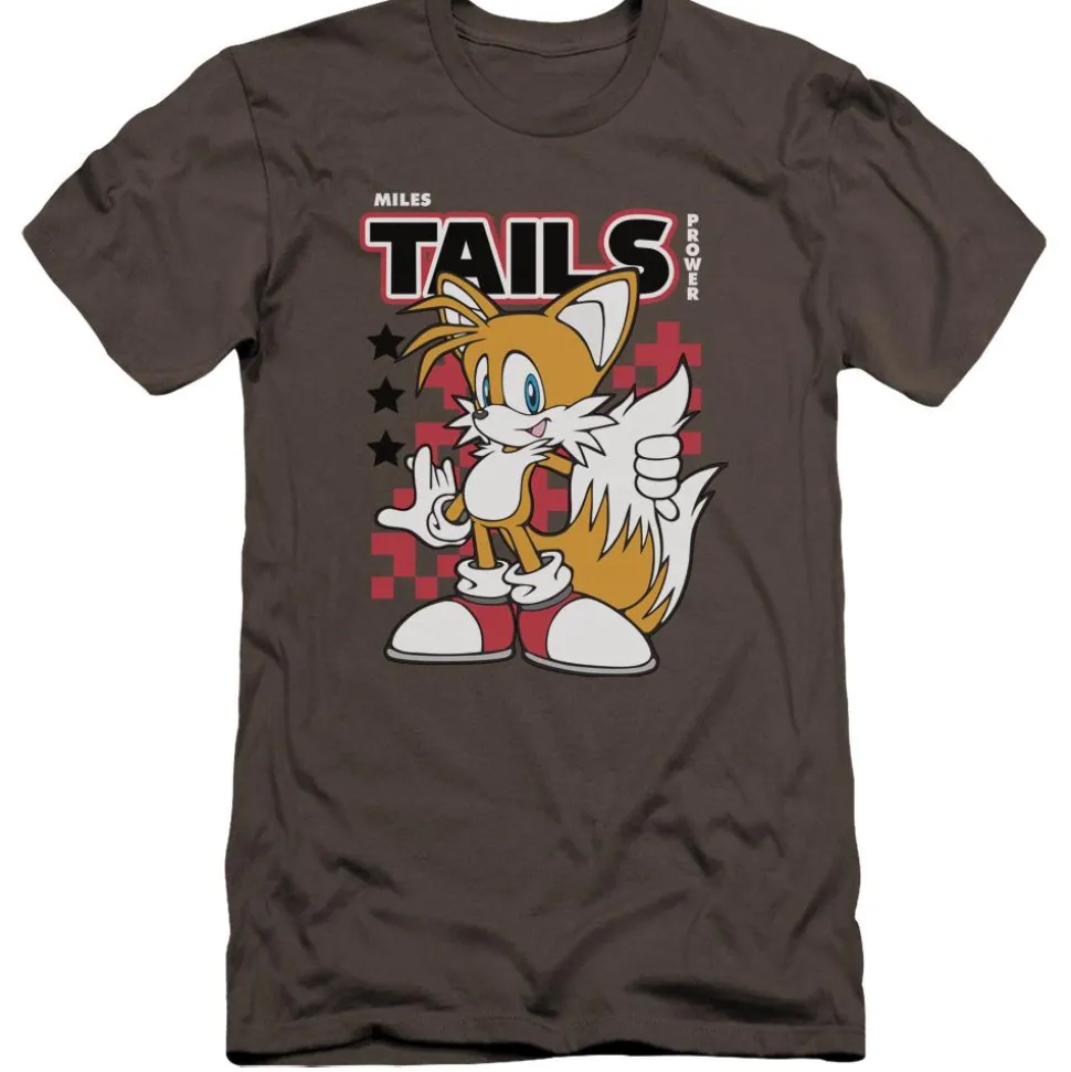 Sonic Miles Tails Prower Charcoal Tee