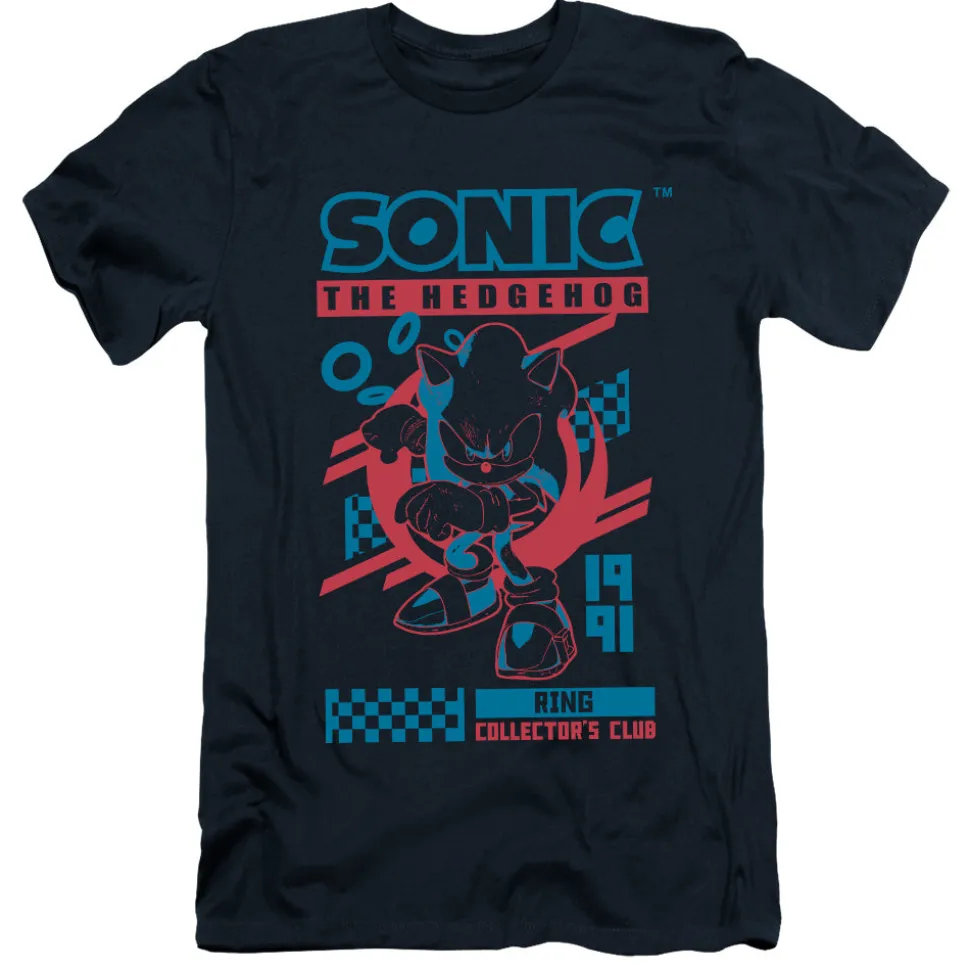 Sonic Ring Collector's Club Navy Tee