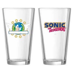 Sonic Rings Personalized Pint Glass