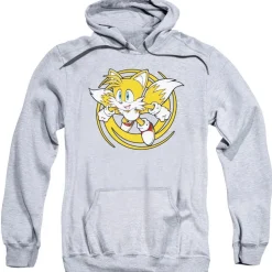 Sonic Swirl Tails Gray Hoodie