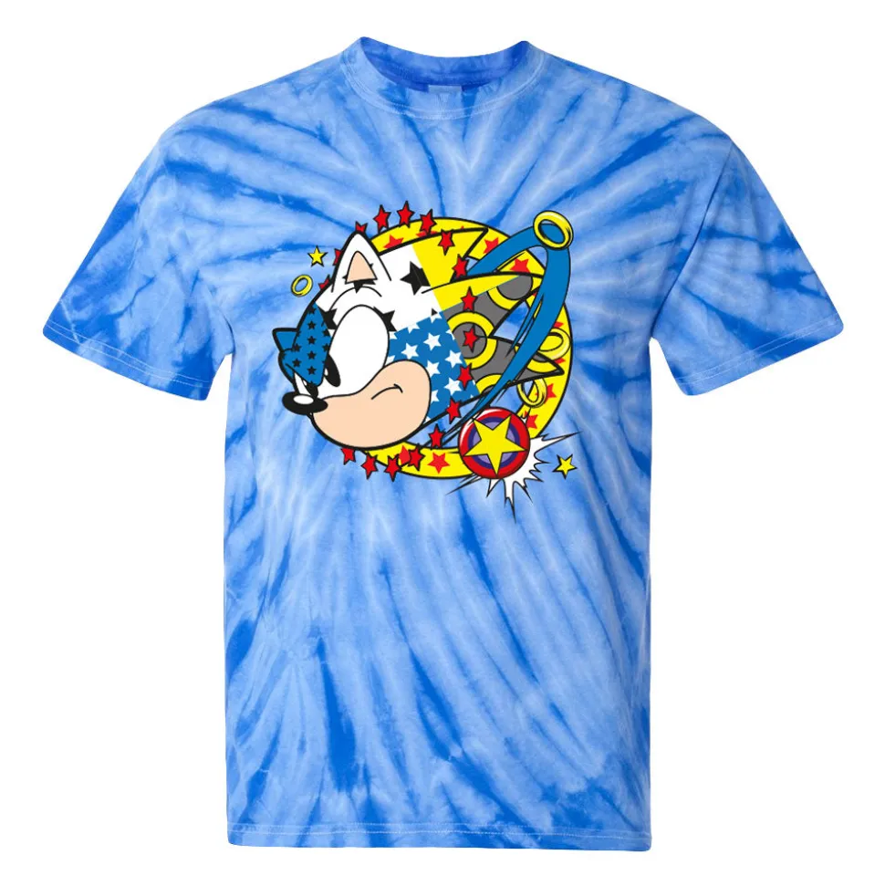 Sonic the Hedgehog Blue Tie-Dye Tee