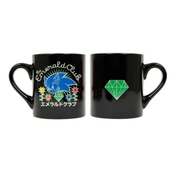 Sonic The Hedgehog Emerald Club Patchwork Black Mug