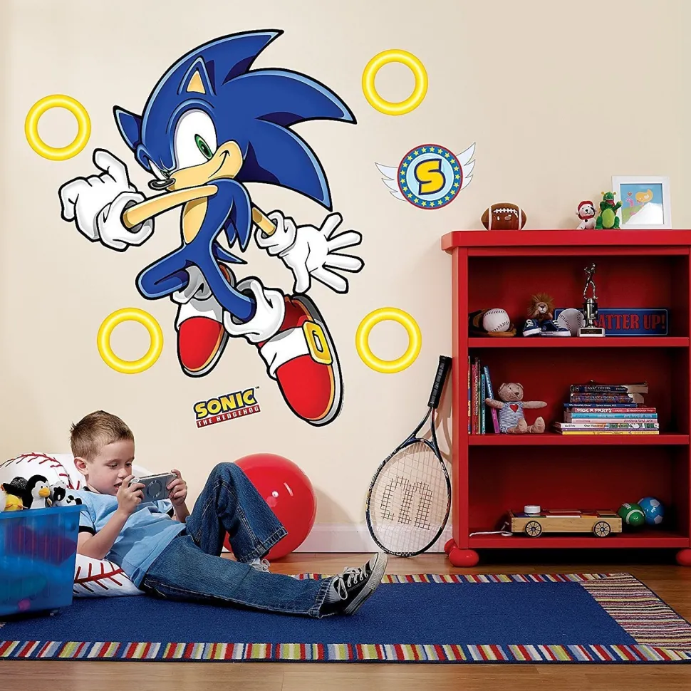 Sonic the Hedgehog Giant Wall Decals