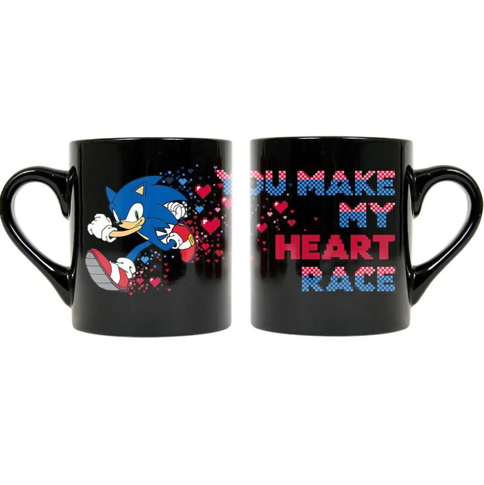 Sonic You Make my Heart Race Mug