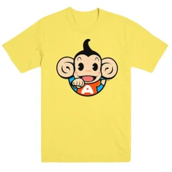Super Monkey Ball Character Unisex Yellow Tee