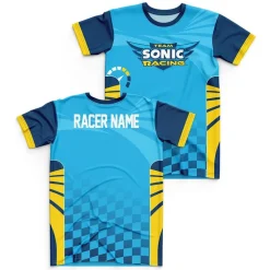 Team Sonic Racing Team Sonic Personalized Jersey Style Tee