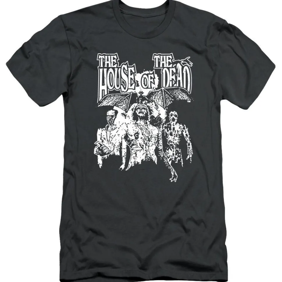 The House of the Dead Zombies Logo Charcoal Tee